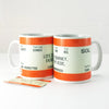 'Life is a Journey' Train Ticket Mug Mug Of Life & Lemons 