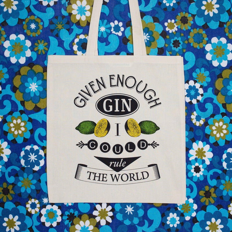 'Given Enough Gin...' Tote Bag Tote Bag Of Life & Lemons 