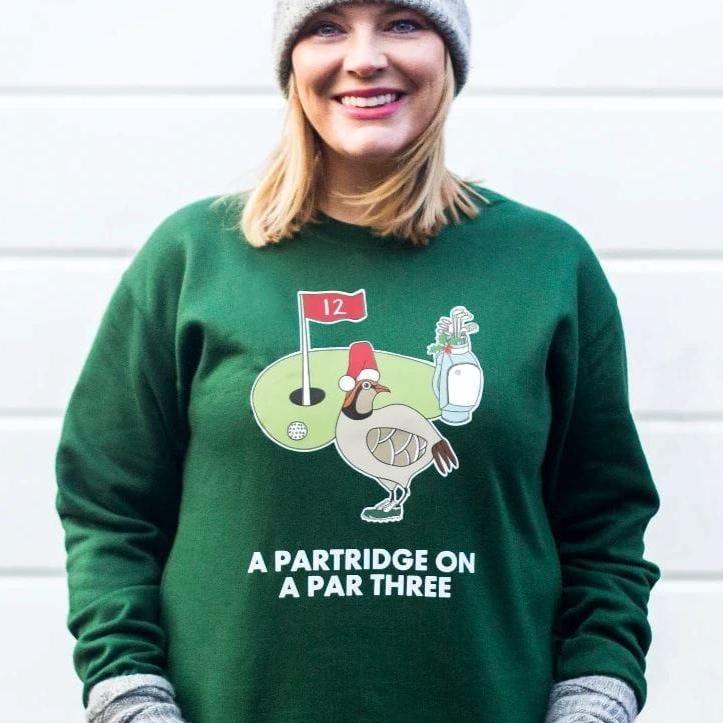 Funny Golf Christmas Jumper Sweatshirt Of Life & Lemons 