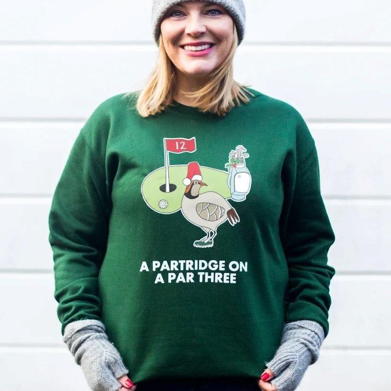 Funny Golf Christmas Jumper Sweatshirt Of Life & Lemons 