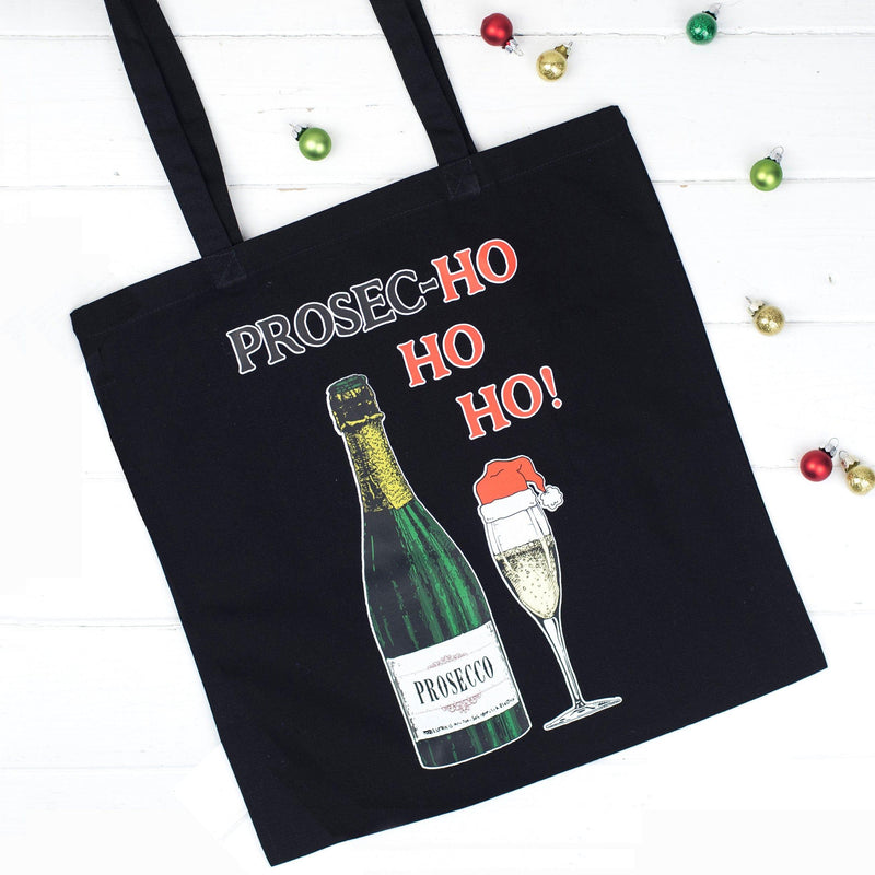 Prosecco Christmas Tote Bag Tote Bag Of Life & Lemons 