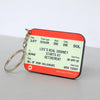 Personalised Train Ticket Retirement Keyring Personalised Keyring Of Life & Lemons 