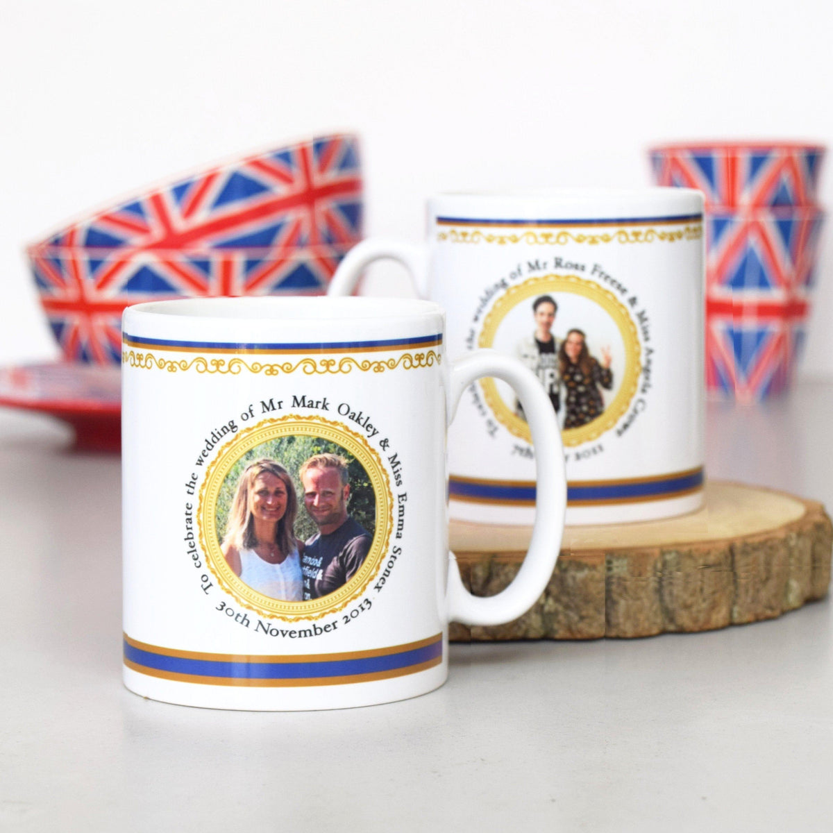 Personalised Commemorative Wedding Mug Personalised Mug Of Life & Lemons 