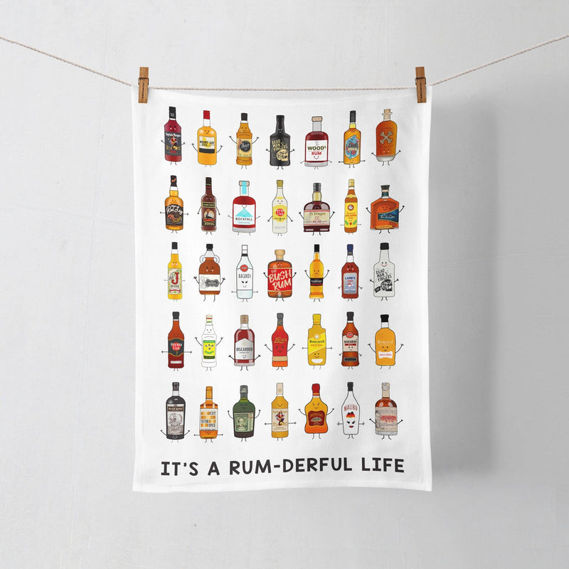 Illustrated with all of the best selling brands of rum, this is a great gift for a rum lover