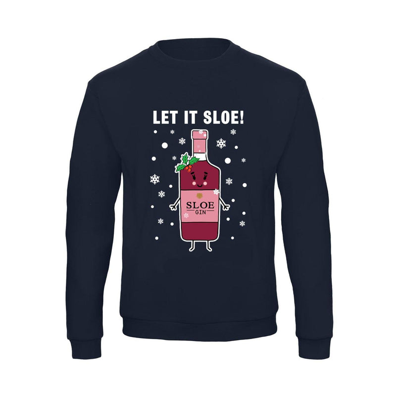 Funny Sloe Gin Christmas Jumper Sweatshirt Of Life & Lemons 