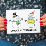 Funny Social Distancing Christmas Card Christmas Cards Of Life & Lemons 