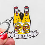 'Sol Mate' Beer Keyring for Partner - Of Life & Lemons®