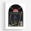 Personalised Vinyl Record Family Print Personalised Prints Of Life & Lemons 