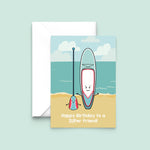 Stand Up Paddle Board Birthday Card For Friend Cards for Friends Of Life & Lemons 