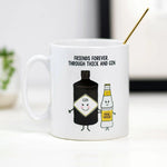 'Thick and Gin' Friendship Mug Mug Of Life & Lemons 