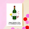 'WINEderful Mum' Wine Mother's Day Card Cards for Mum Of Life & Lemons 