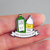 'You Complete Me' Gin & Tonic Enamel Pin Badge Enamel Pin Badge Of Life & Lemons 