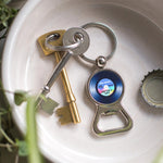 'You Rock' Vinyl Record Bottle Opener Keyring Keyring Of Life & Lemons 